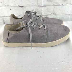 TOMS Mens 12 Gray Casual Lace-up Sneakers